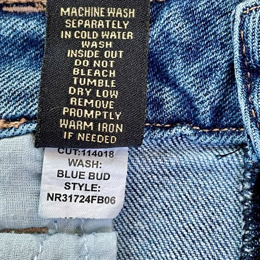 Rachel Rachel Roy High Rise Denim Jorts Bermuda Shorts Cuffed Size 10 30